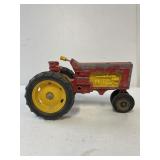 VINTAGE HUBLEY RED TRACKER, MISSING STEERING