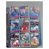 Binder Full of Vintage Baseball Cards