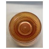 4 3/4' Marigold Carnival Glass Fruit/Candy Dish