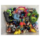 Large Tote Full of Vintage Small Toys