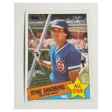 1985 Topps Ryne Sandberg All Star Baseball Card