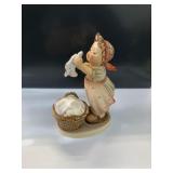 GIRL W/ LAUNDRY GOEBEL