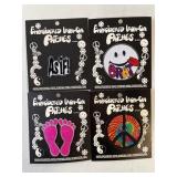 VINTAGE 4 IRON ON PATCHES