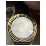 Bulova Leather Strap wristwatch Vintage N6