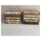 Lot of 10 Country Music Cassettes