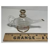 Vintage Made in Egypt Glass Genie Lamp