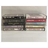 Lot of 10 Country Music Cassettes