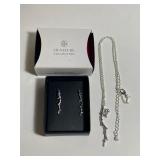 Avon Nautical Escape Earring/Necklace Set in Box