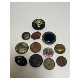 Vintage Antique Large Buttons Early 1900s
