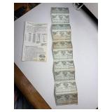 10-March 15, 1972 Vintage PA State Lottery Tickets