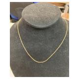 24K PL. 19' ROPE NECKLACE