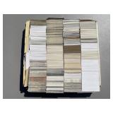 Lot of 8000 Mixed Date Vintage Sports Cards