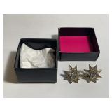 Avon Star Fish Shaped Earrings NEW IN BOX