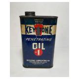 Antique Keystone Penetrating Oil Advertising Tin
