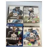 4 PS3/PS4 MADDEN NFL GAMES