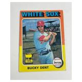 1975 Topps Bucky Dent White Sox Baseball Card
