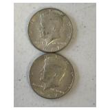 1967 KENNEDY HALVES X 2