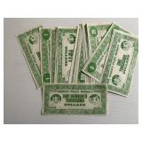 Lot of Gordy Play Money Vintage 1970s