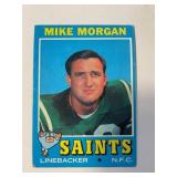 1970 Mike Morgan Saints NFL Topps Football Card