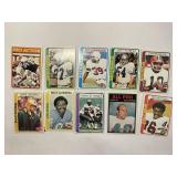 1978 Lot of 10 Topps NFL Football Cards