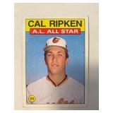 1986 Topps MLB Cal Ripkin All Star Baseball Card
