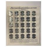 Vintage Sunoco Antique Car Coins Full Set