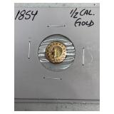 1854 'CALIFORNIA GOLD' TRIBUTE TOKEN