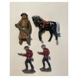 Antique early 1900s Tin/lead Soldiers lot