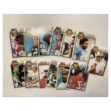 1979 Lot of 10 Topps NFL Football Cards