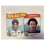 1974 NFL All-Pro Safeties Football Card by Topps