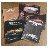 Lot of Mixed Car Brand Sales Brochures