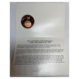 BRONZE/COPPER LAST 'SUNSET MEDAL' 2000