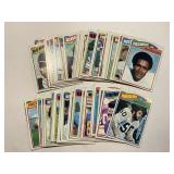 1977 Lot of 60 Topps NFL Football Cards