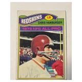 1976 NFC All Pro Chris Hamburger Football Card