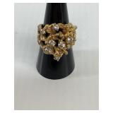 Ring Sz 6 1/2 Marked 18kt ge