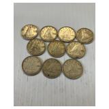 10 Canadian Silver Dimes