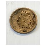 1859 Indian Cent copper/nickel