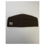 WWII US ARMY CAPTAIN/OVERSEAS BARS GARRISON CAP