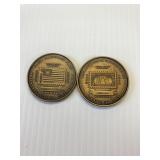 1976 Bicentennial Bronze Medals 1st Flag &