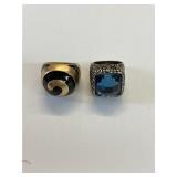2 LIA SOPHIA RINGS SIZE 8 & SIZE 4.75