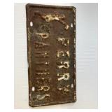 VINTAGE COMMODARE PERRY HIGH PANTHERS LICENSE PLAT