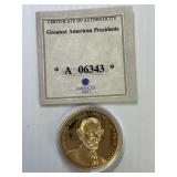 2008 Abe Lincoln 24K Layered Proof