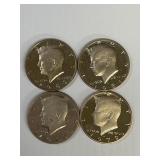 1979-S, 81-S, 89-S, 90-S Proof JFK x4