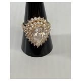 Ring Size 8 Marked 14KT HGE