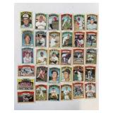 Lot of 30 1972 Topps Baseball Cards
