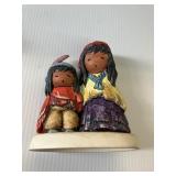VINTAGE GOEBEL DEGRAZIA FIGURINE: NATIVE WANDERING
