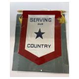ORIGINAL WWII HOME FRONT "SON IN SERVICE" WINDOW