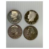 1971-s, 72-S, 73-S, 84-S Proof JFK x4