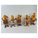VINTAGE KRAFT MAC&CHEESE DINOSAUR SET (5)