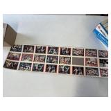 ATLANTIC COLL ED. UNCUT BASEBALL CARD 1/4 SHEET